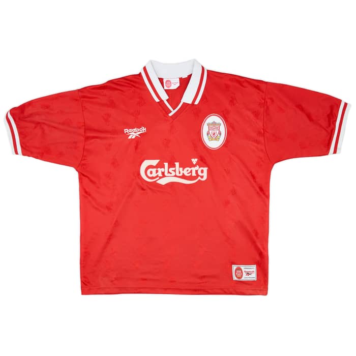 1996-98 Liverpool Home Shirt McManaman #7 - 8/10 - (XL)