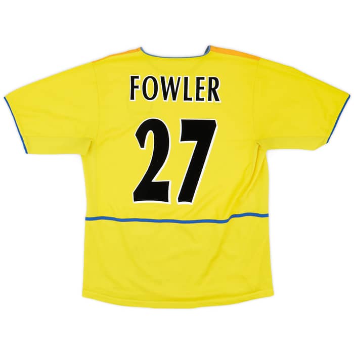 2002-03 Leeds United Away Shirt Fowler #27 - 7/10 - (XL)