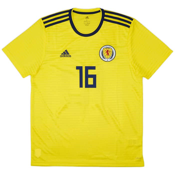 2017-18 Scotland Away Shirt #16 - 9/10 - (L)