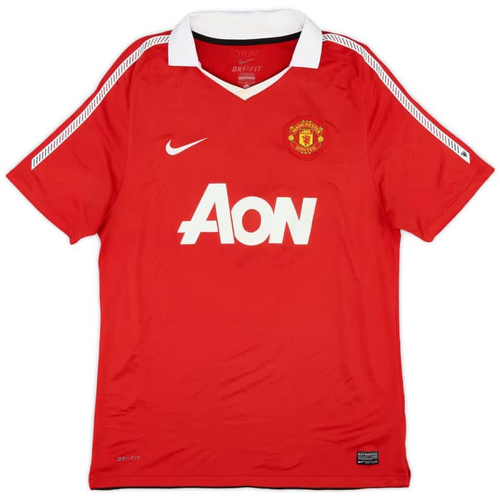 2010-11 Manchester United Home Shirt Rooney #10 - 6/10 - (L)