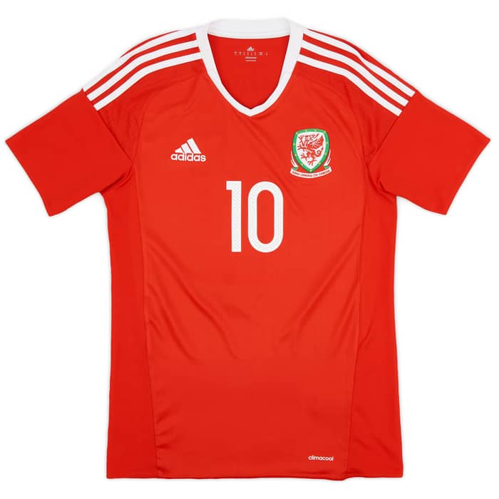 2016-17 Wales Home Shirt Ramsey #10 - 9/10 - (S)