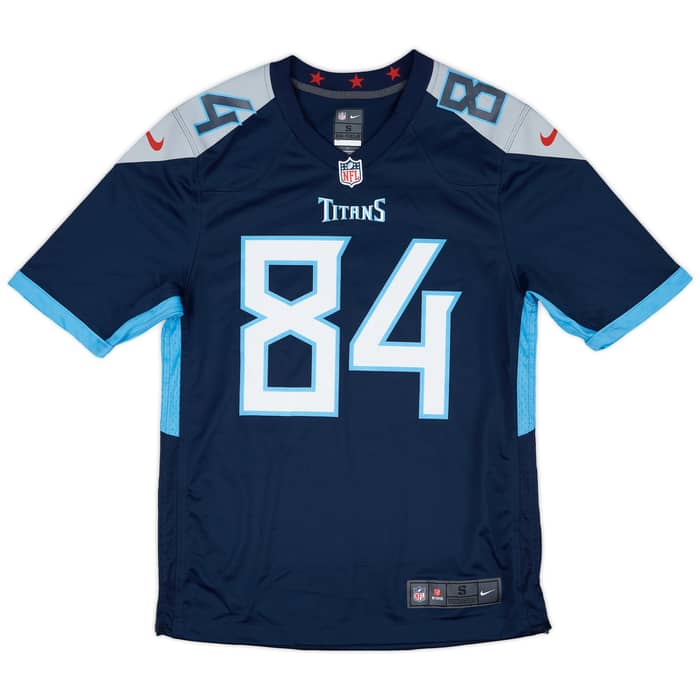 2018-20 Tennessee Titans Davis #84 Nike Game Home Jersey - 8/10 - (S)