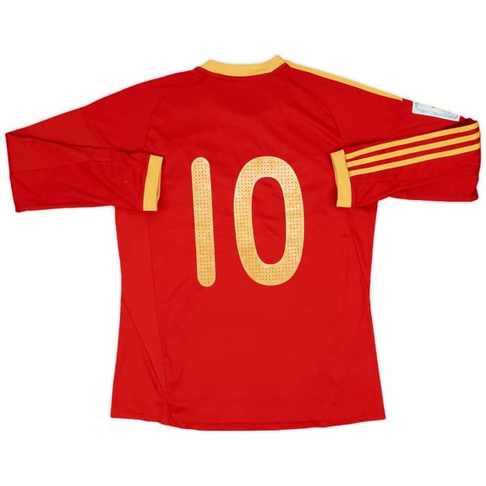2009-10 Spain Women Match Issue Home L/S Shirt #10