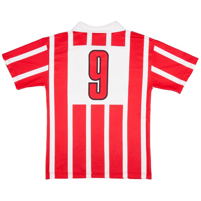 1990-92 PSV Home Shirt #9 (Romario) - 8/10 - (M)