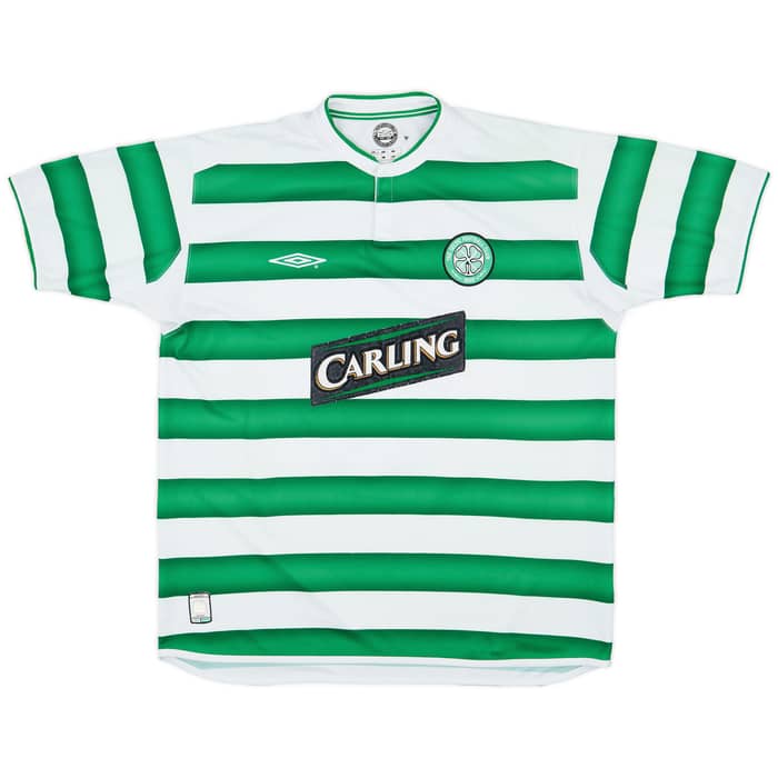 2003-04 Celtic Home Shirt Petrov #19 - 7/10 - (XL)