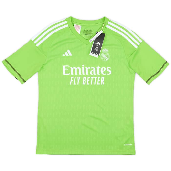 2023-24 Real Madrid GK Home Shirt Arrizabalaga #25 (L.Kids)