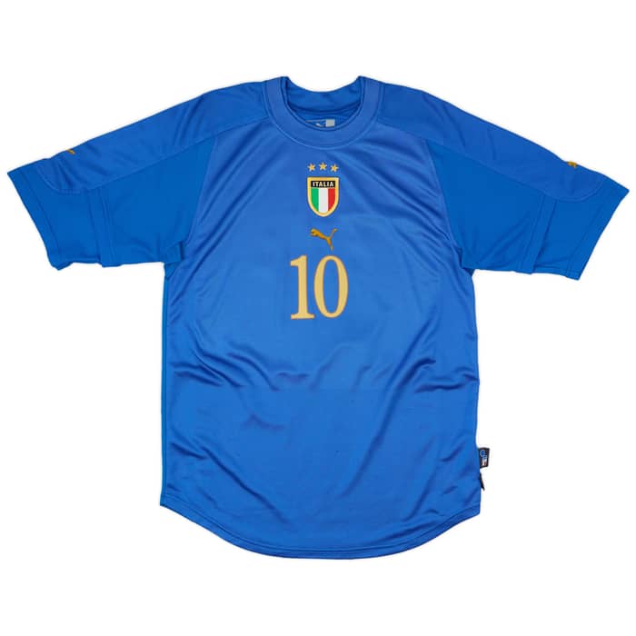 2004-06 Italy Home Shirt Baggio #10 - 7/10 - (L)