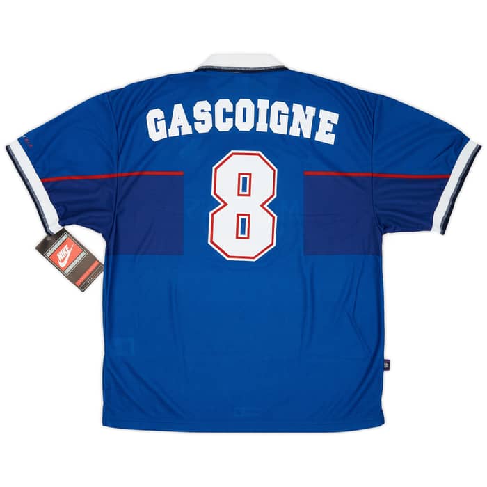 1997-99 Rangers Home Shirt Gascoigne #8 (XXL)
