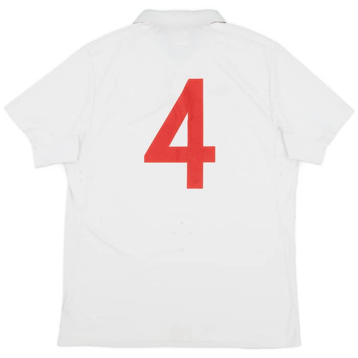 2009-10 England Home Shirt #4 - 6/10 - (L)