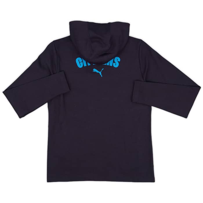2024-25 Manchester City Puma Hooded Zip Top (S)