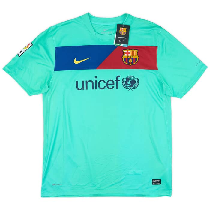 2010-11 Barcelona Away Shirt Messi #10 (L)