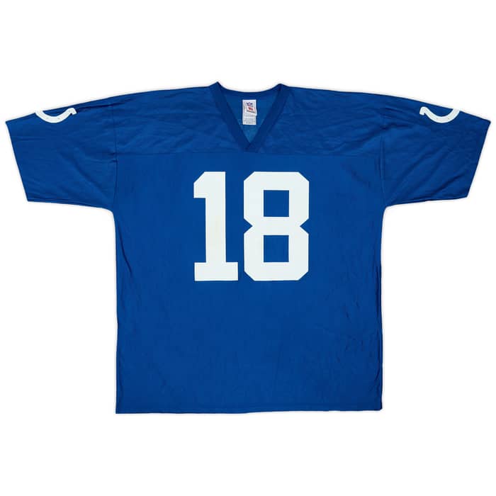 2007 Indianapolis Colts Manning #18 NFL Replica Home Jersey - 7/10 - (XXL)