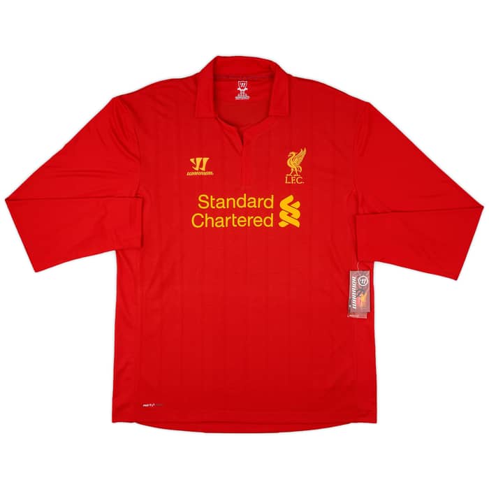 2012-13 Liverpool Home L/S Shirt Suarez #7 (XXL)