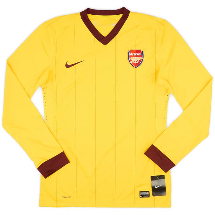 2010-13 Arsenal Player Issue Away L/S Shirt Arteta #8 (M)