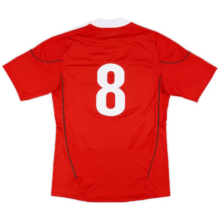 2010 Lokomotiv Moscow Match Issue Home Shirt #8