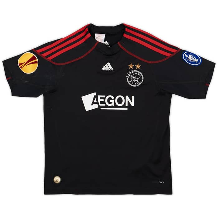 2009-10 Ajax Away Shirt De Zeeuw #40 - 6/10 - (M.Boys)