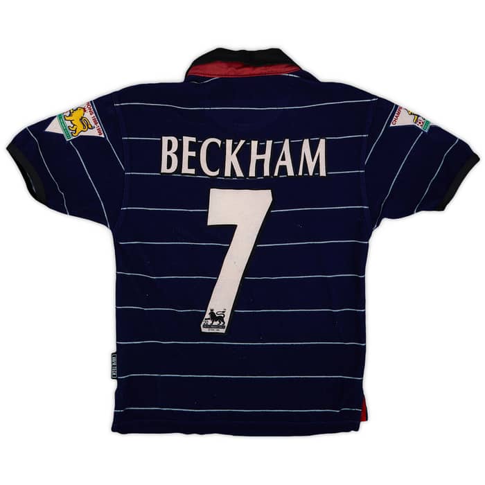 1999-00 Manchester United Away Shirt Beckham #7 - 5/10 - (6-7 Years)