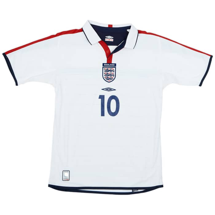 2003-05 England Home Shirt Owen #10 - 7/10 - (S)