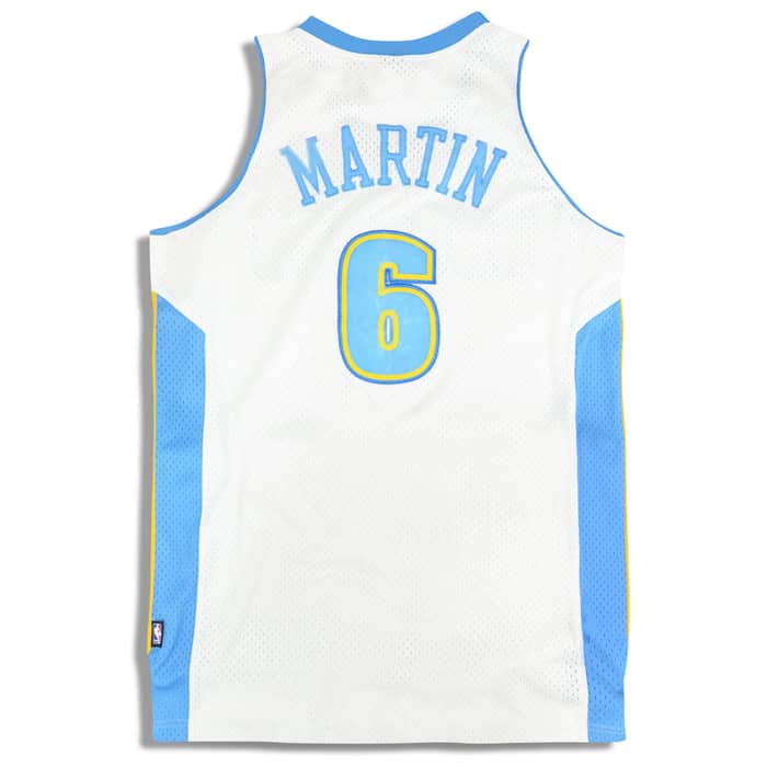 2004-06 Denver Nuggets Martin #6 Reebok Swingman Jersey (Home) M