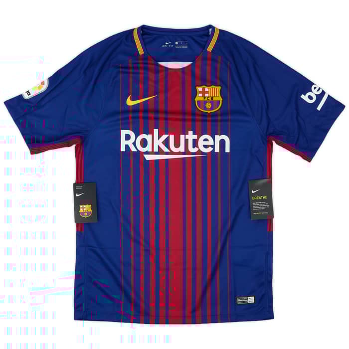 2017-18 Barcelona Home Shirt Messi #10 (S)