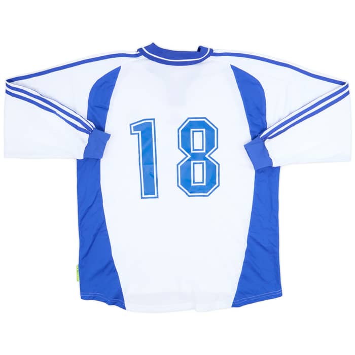 2000-02 Finland Player Issue Home L/S Shirt #18 (XL)
