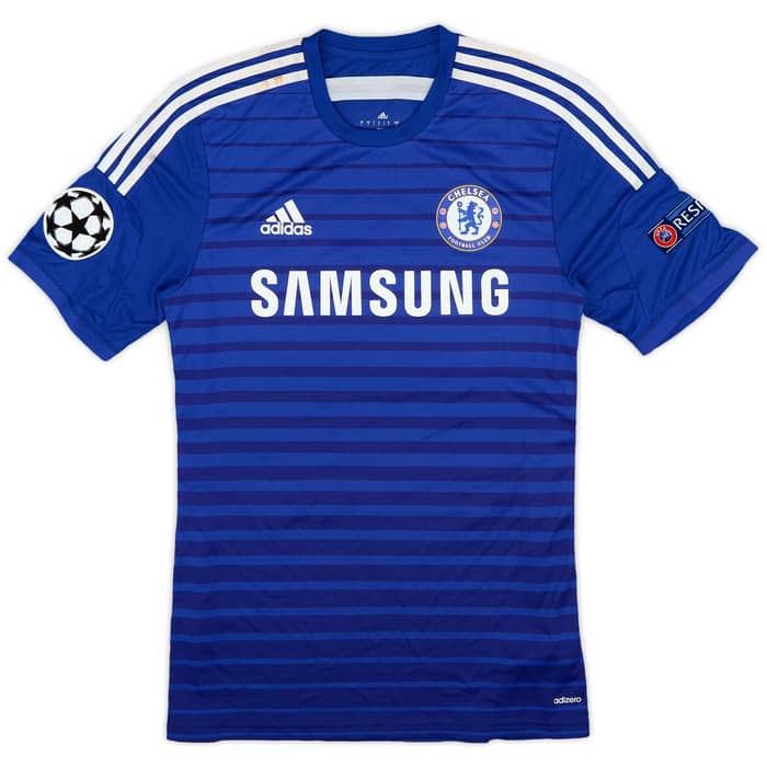 2014-15 Chelsea Match Issue Champions League Home Shirt Fabregas #4