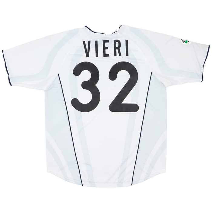 2001-02 Inter Milan Match Worn Away Shirt Vieri #32