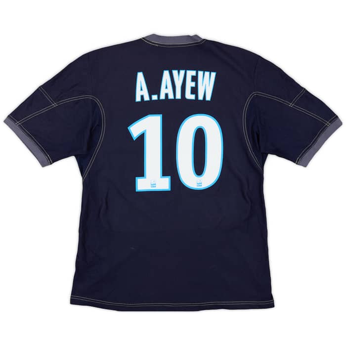 2013-14 Olympique Marseille Away Shirt A.Ayew #10 - 7/10 - (M)