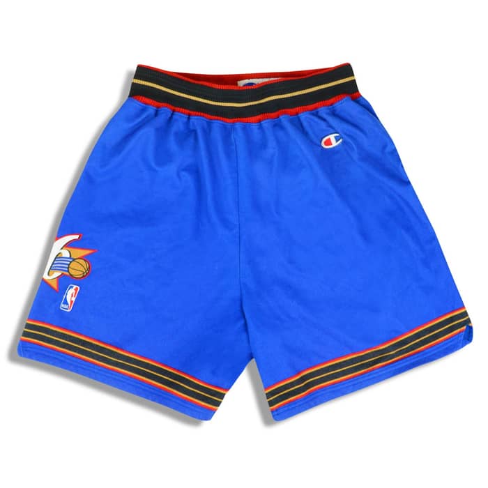 1999-00 Philadelphia 76ers Champion Shorts (Alternate) Y