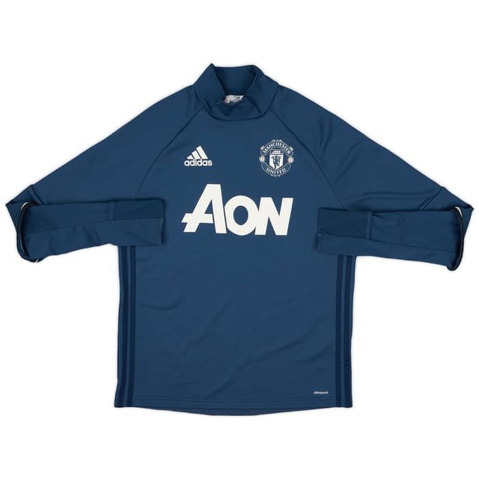 2016-17 Manchester United adidas Sweat Top - 10/10 - (XL.Boys)
