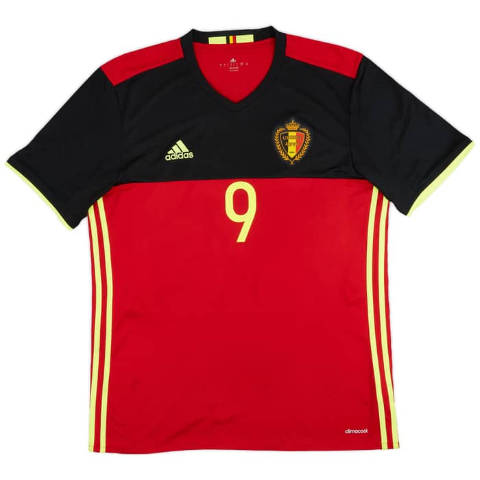 2016-17 Belgium Home Shirt Lukaku #9 - 8/10 - (L)