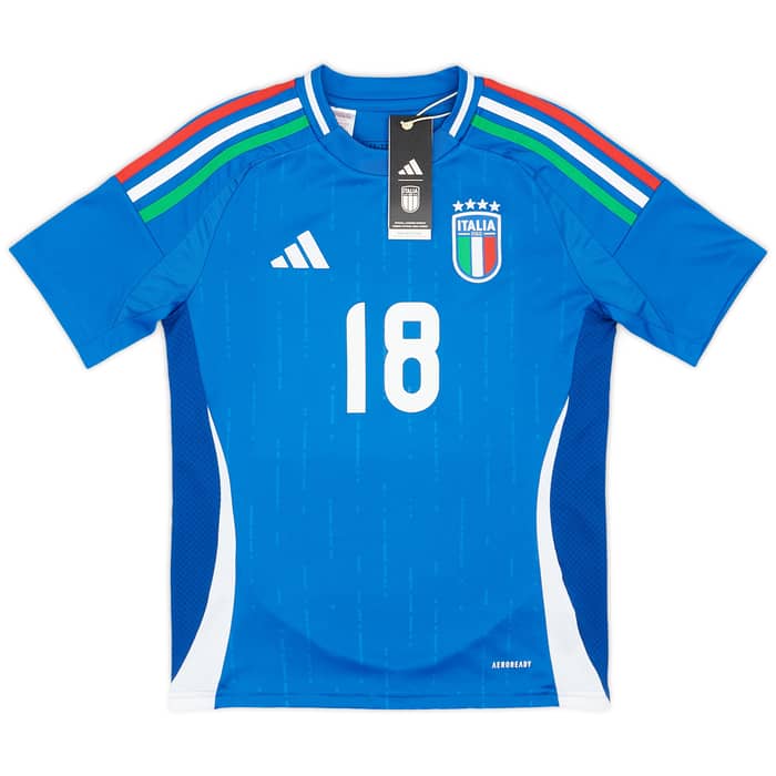 2024-25 Italy Home Shirt Barella #18 (KIDS)
