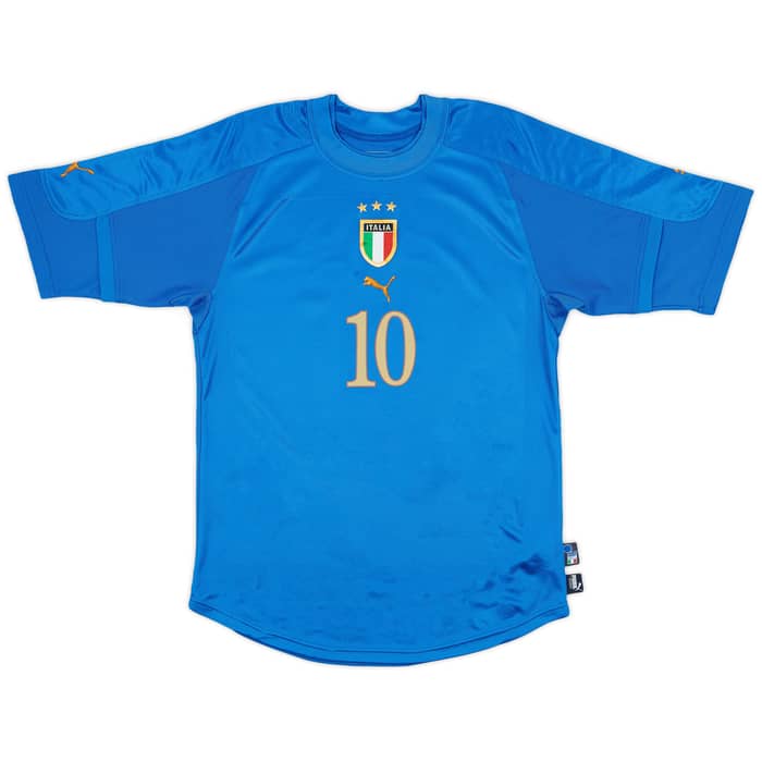2004-06 Italy Home Shirt Baggio #10 - 7/10 - (L)