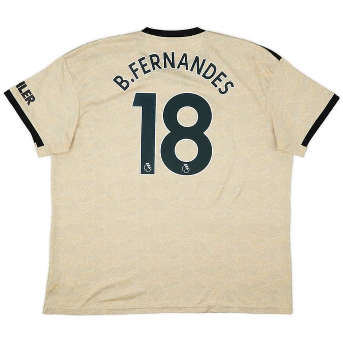 2019-20 Manchester United Away Shirt B.Fernandes #18 - 6/10 - (XXL)