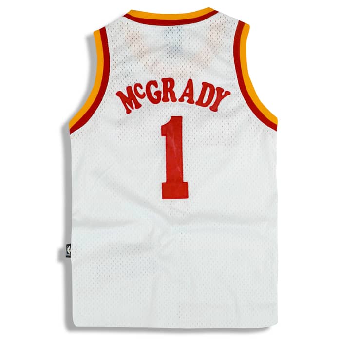 1993-95 Houston Rockets McGrady #1 Reebok Hardwood Classics Swingman Jersey (Home) Y