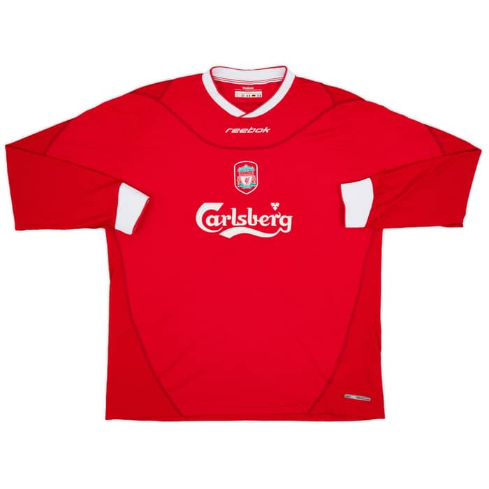 2002-04 Liverpool Home L/S Shirt Carragher #23 - 6/10 - (XL)