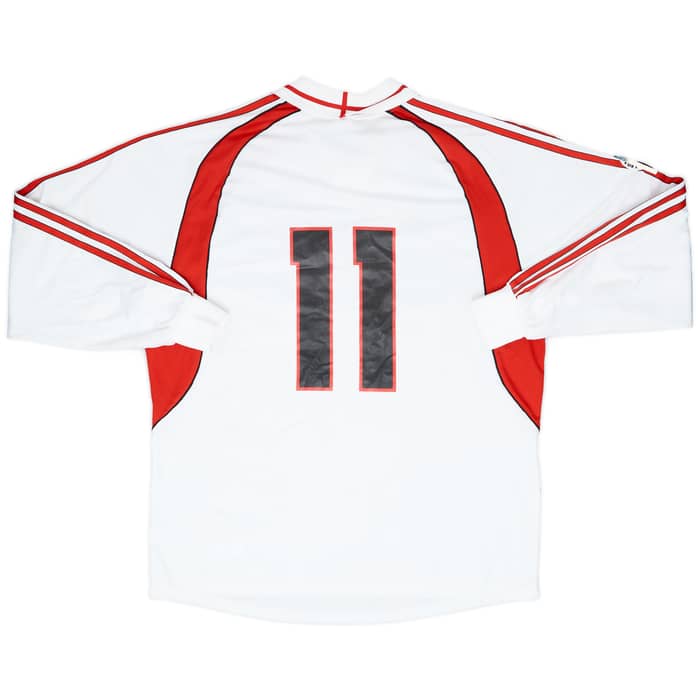2000-02 AC Milan Match Issue Away Shirt #11