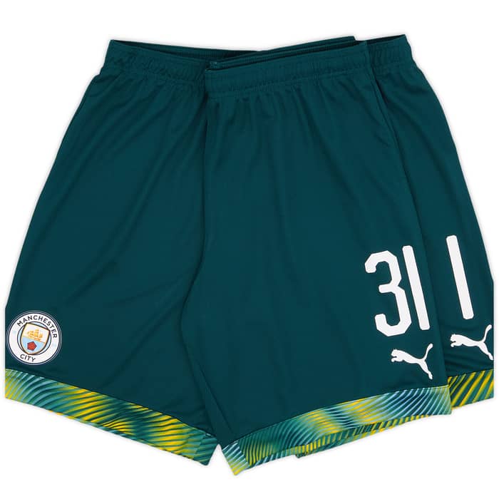 2019-20 Manchester City Player Issue GK Home Shorts # - 7/10 - (XL)