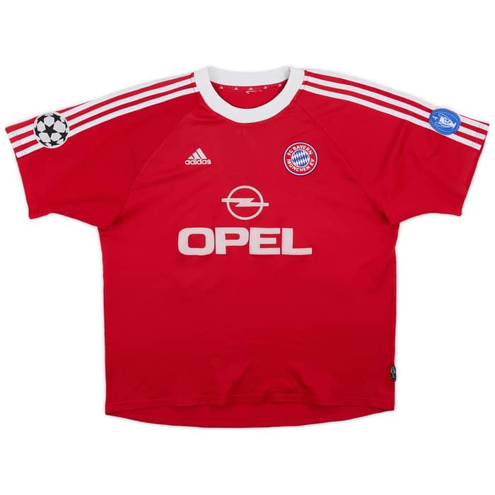 2001-02 Bayern Munich CL Shirt Elber #9 - 5/10 - (L)
