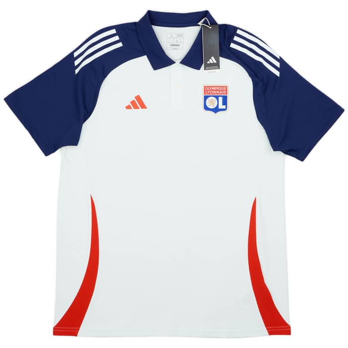 2024-25 Lyon adidas Polo T-Shirt
