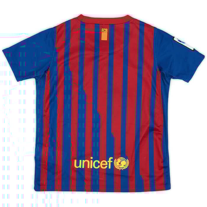 2011-12 Barcelona Home Shirt - 7/10 - (XS.Boys)