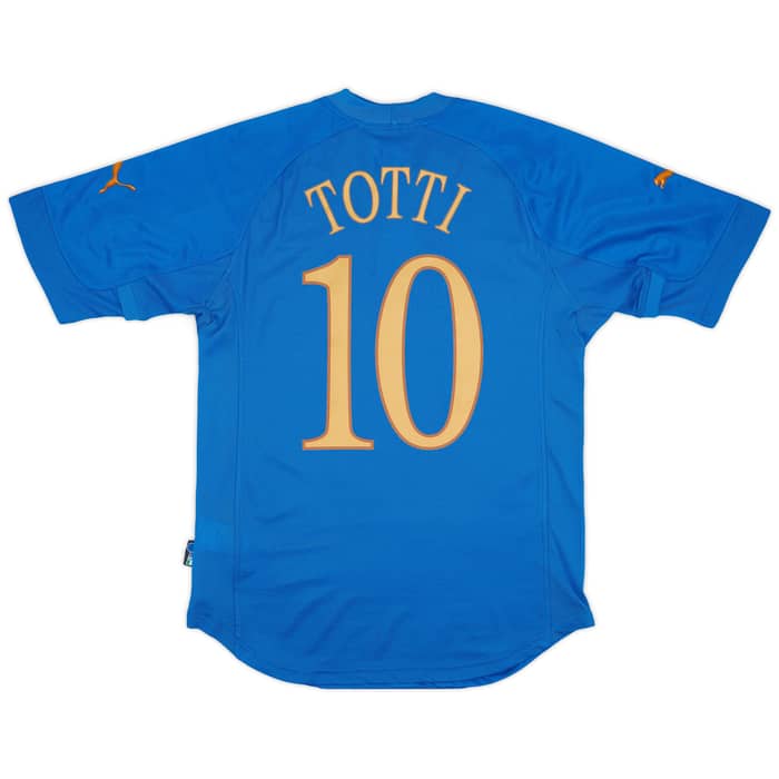 2004-06 Italy Home Shirt Totti #10 (S)