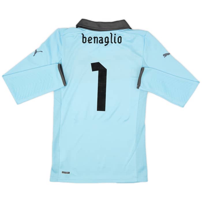 2012-13 Switzerland Authentic GK Shirt Benaglio #1 - 9/10 - (XS)