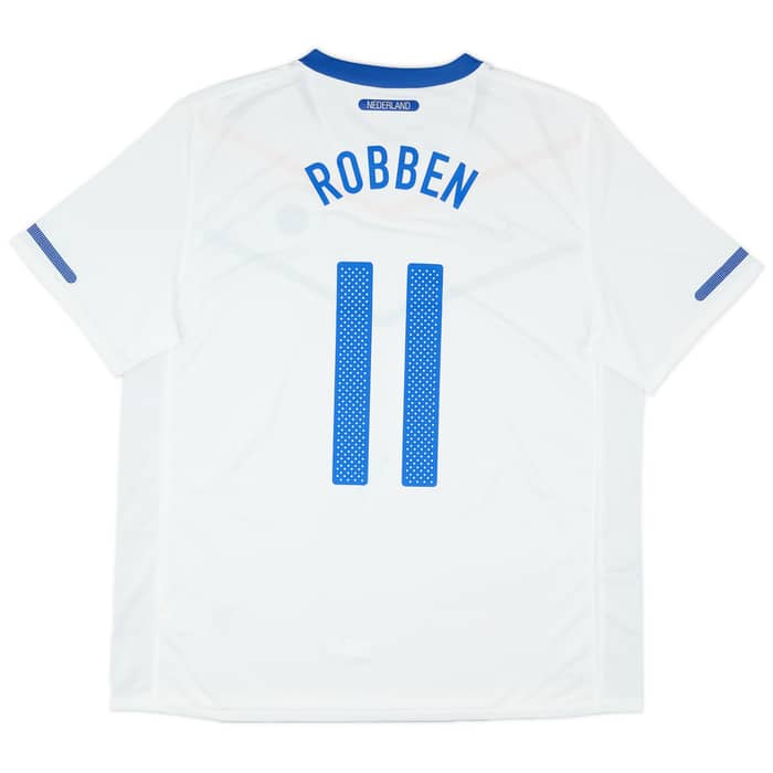 2010-11 Netherlands Away Shirt Robben #11 (XL)