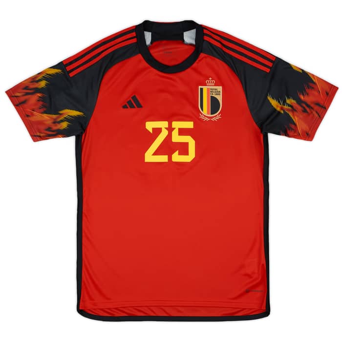 2022-23 Belgium Home Shirt Doku #25