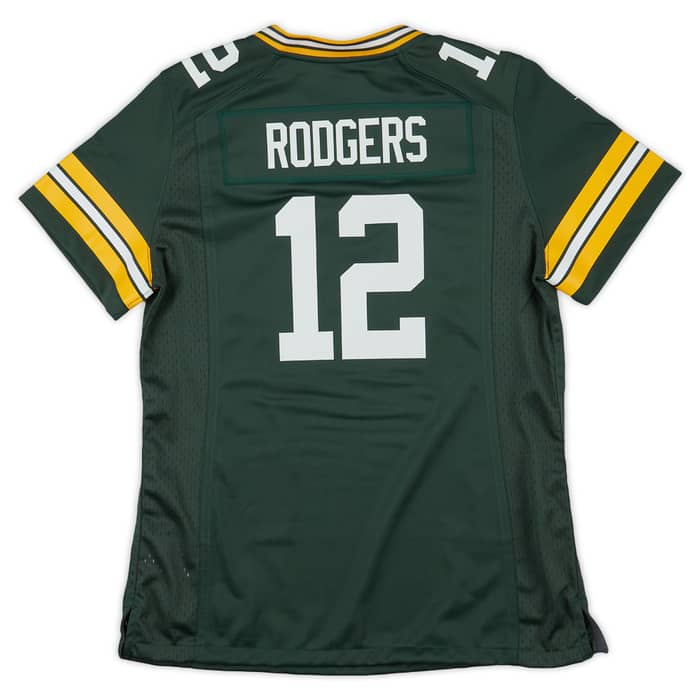 2012-22 Green Bay Packers Rodgers #12 Nike Game Jersey (Home) Womens (M) - W/Tags