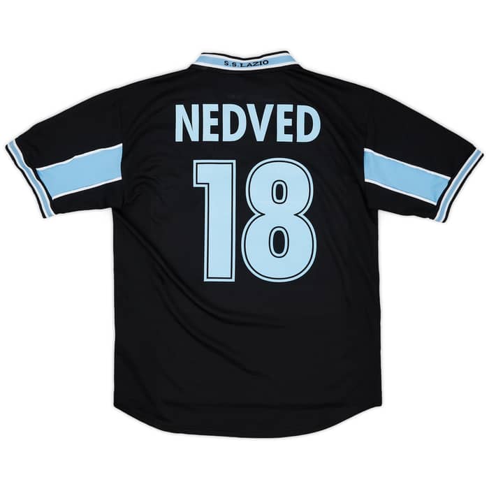 1998-99 Lazio Away Shirt Nedved #18 - 6/10 - (L)