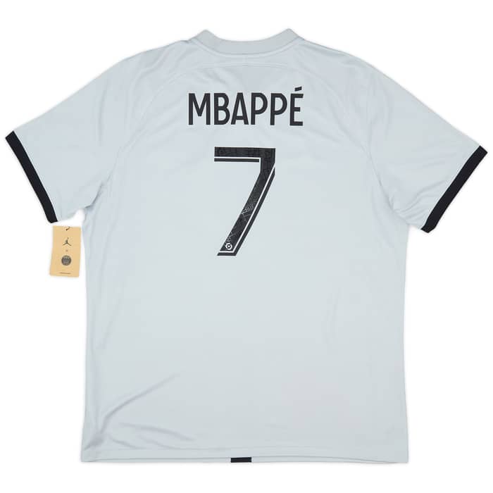 2022-23 Paris Saint-Germain Away Shirt Mbappe #7 (XL)