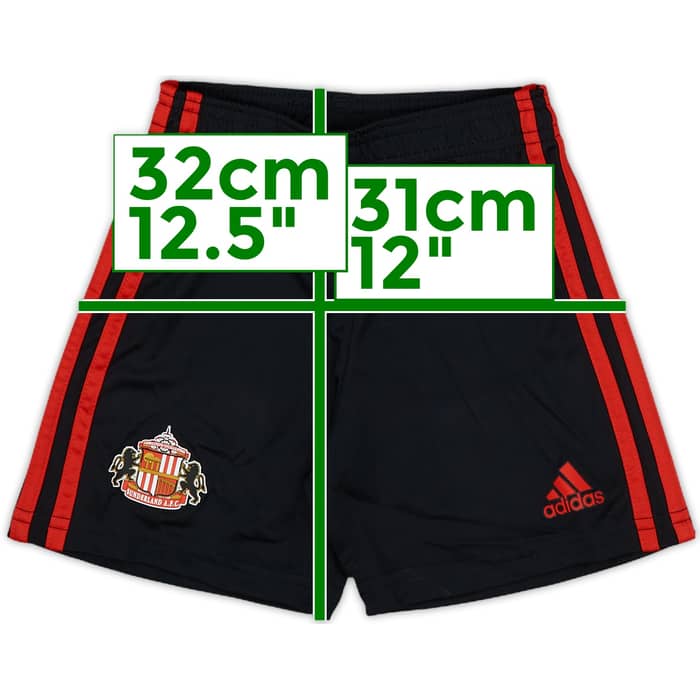 2014-15 Sunderland Home Shorts - 10/10 - (2-3 Years)