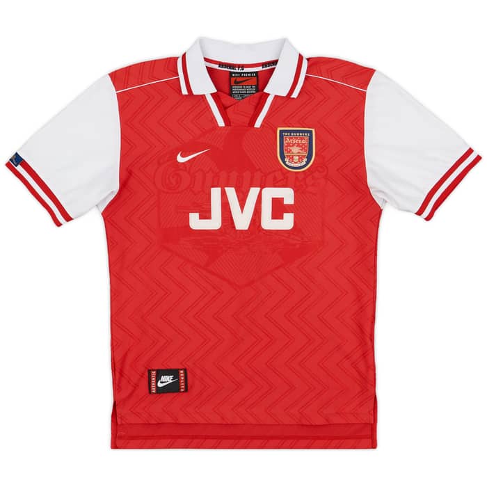 1996-98 Arsenal Home Shirt Bergkamp #10 - 6/10 - (S)